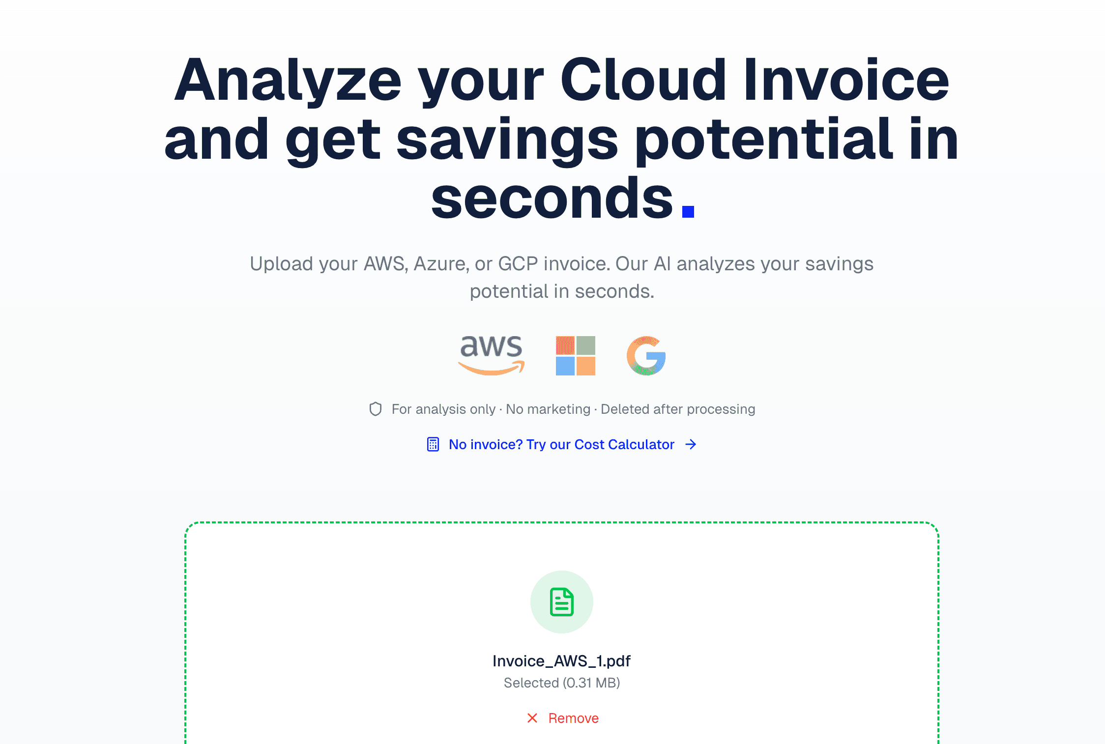 Introducing the OutaCloud Invoice Analyzer