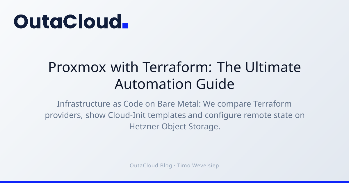 Proxmox Terraform Guide: Telmate vs. BPG + Hetzner State | OutaCloud Blog
